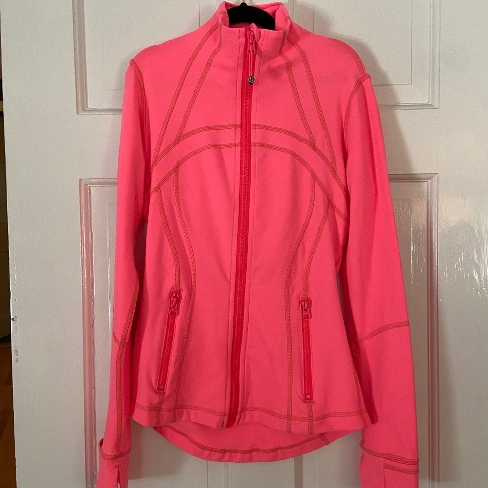 Lululemon athletic pink zip up